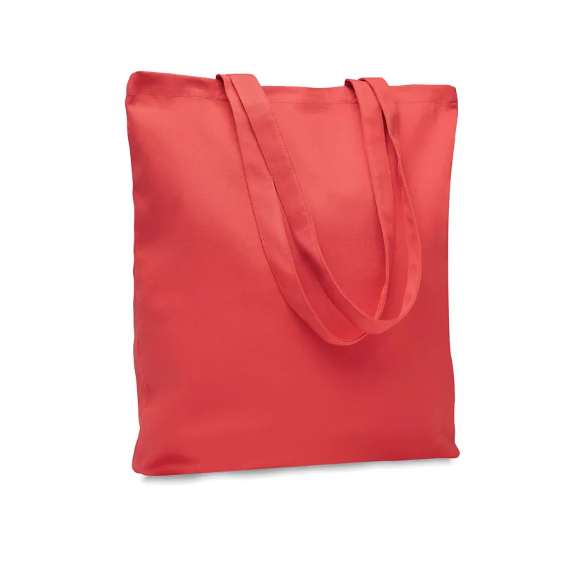 Torba bawełniana na zakupy 270 g/m² RASSA COLOURED - Czerwony (MO6442-05)