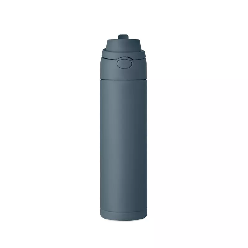 Butelka stalowa ze słomką 650 ml TOIEN ONE - Petrol (MO2989-20)