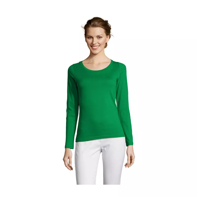 Longsleeve damski 150 g/m² Sol's MAJESTIC - Zielony (S11425-KG)