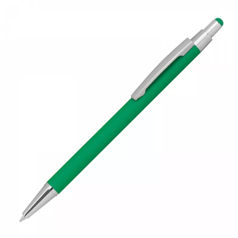 Długopis metalowy touch pen soft touch PAULA - zielony (1096409)