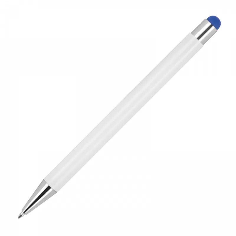 Długopis aluminiowy touch pen soft touch JEAN - niebieski (1323804)