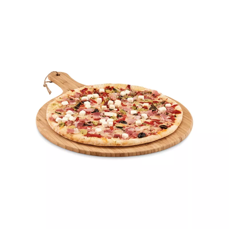Deska do krojenia bambusowa okrągła 31 cm SERVE - Drewna (MO6151-40)