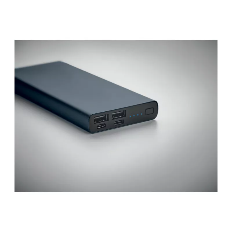 Powerbank 10 000 mAh aluminiowy POWERFLAT 10C - Francuski Granat (MO6770-85)