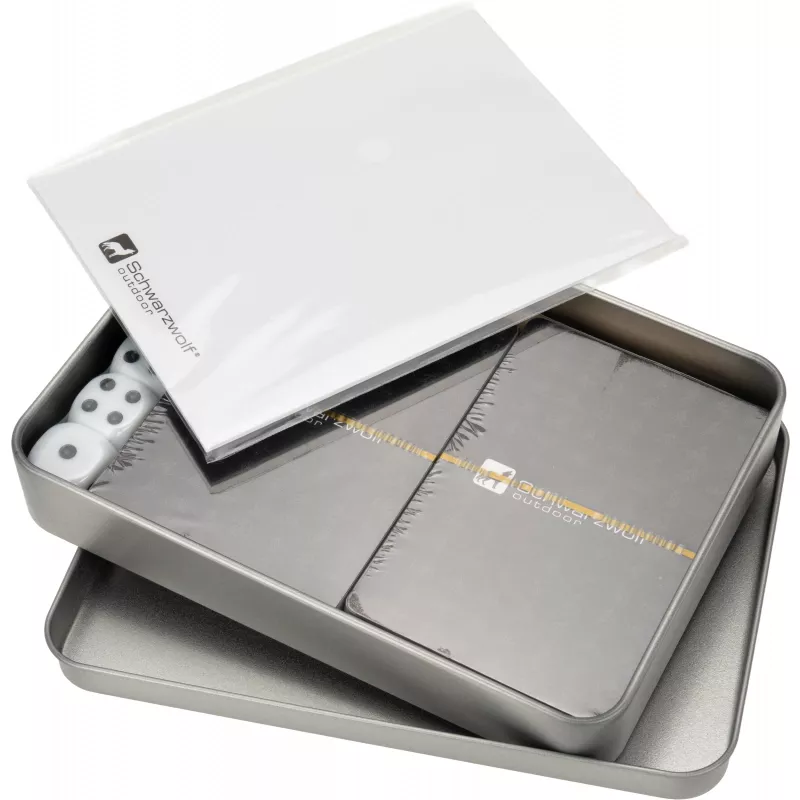 Zestaw do gry w karty i kości MURRAY Schwarzwolf - szary (F7003300AJ307)