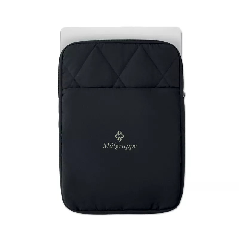 Torba na laptop 15" z nylonu KLYRO - Czarny (MO3182-03)