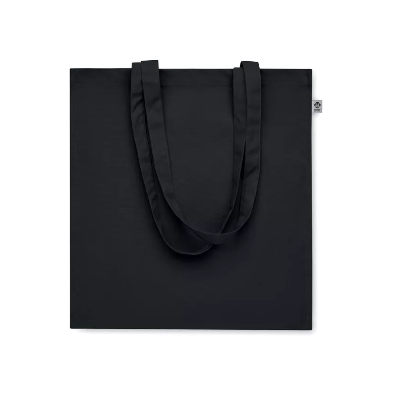 Torba z bawełny organicznej 220 g/m² BENTE COLOUR - Czarny (MO2197-03)