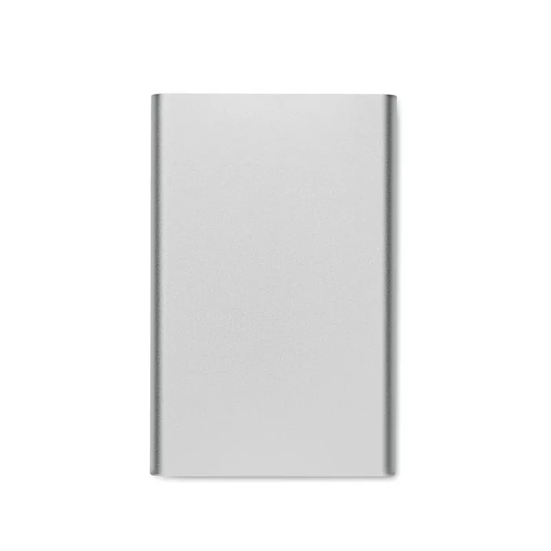 Powerbank magnetyczny 5000 mAh 15W z aluminium PAWTT - Srebrny Mat (MO2442-16)