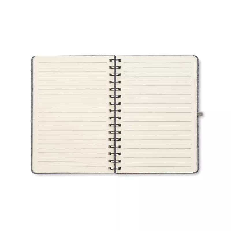 Notes A5 z podstawką 80 kartek w linię STRATA - Szary (MO2522-07)