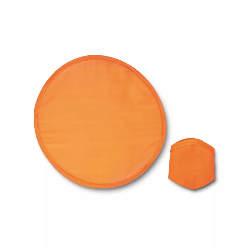 Frisbee składane z poliestru w etui ATRAPA - Pomaranczowy (IT3087-10)
