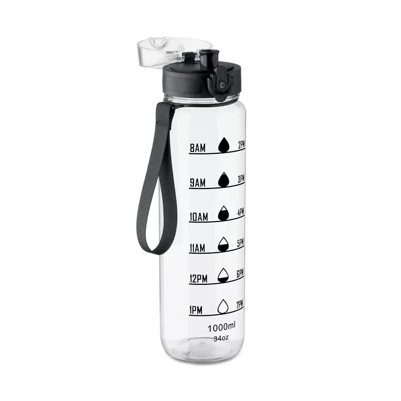 Butelka sportowa RPET 1000 ml ISFORDEN MARK - Przezroczysty (MO2672-22)