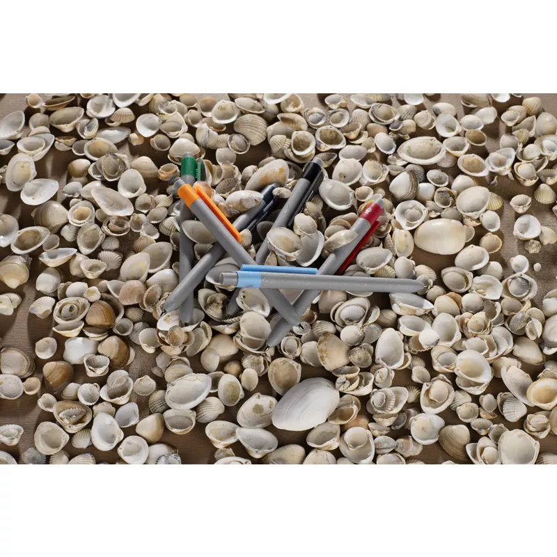 Długopis z tworzywa z dodatkiem zmielonych muszli SELIS - granatowy (19735-06)