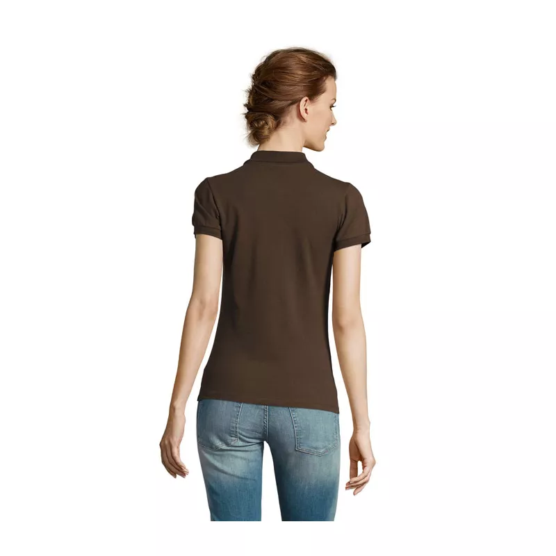 Koszulka polo damska piqué 210 g/m² Sol's PEOPLE - Chocolate (S11310-CH)