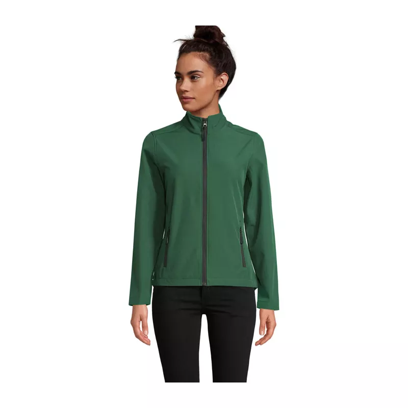Kurtka softshell damska 2-warstwowa Sol's RACE WOMEN - Ciemno-Zielony (S01194-BO)
