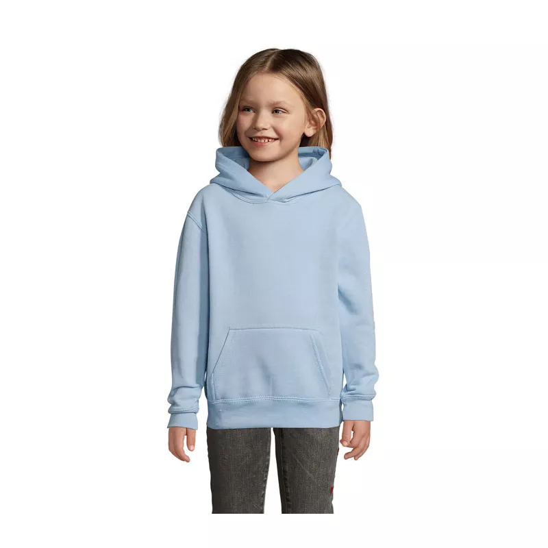 Bluza dziecięca z kapturem 280 g/m² Sol's SLAM KIDS - Blekitny (S13255-SK)