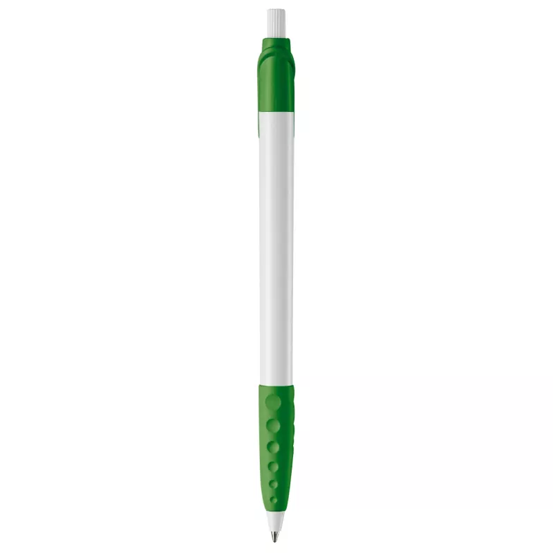 Długopis plastikowy (ABS) Cosmo - biało / zielony (LT87622-N0131)