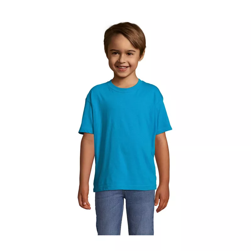 Koszulka dziecięca 150 g/m² Sol's REGENT KIDS - Aqua (S11970-AQ)