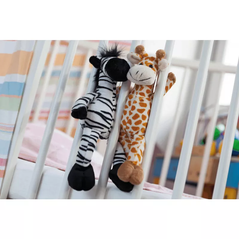 Pluszowa zebra LORENZO - biały, czarny (56-0502077)
