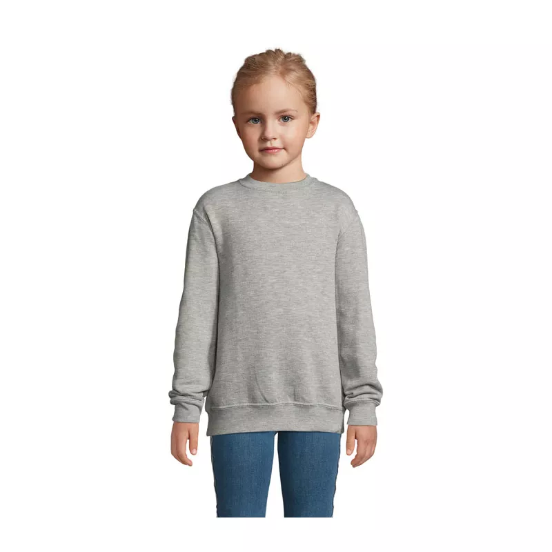 Bluza dziecięca 280 g/m² Sol's NEW SUPREME KIDS - Szary Melanż (S13249-GM)