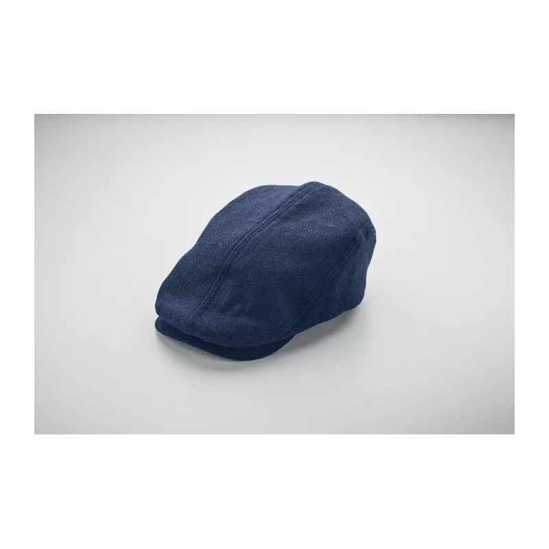 Czapka kaszkiet melanżowa 335 g/m² BLIND PEAK - Niebieski (MO2966-04)