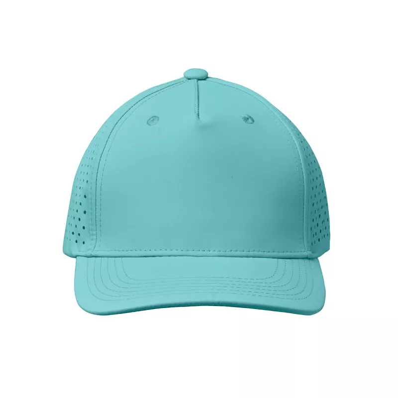 Czapka z daszkiem sportowa 5-panelowa 130 g/m² CAPO - Turkusowy (MO2543-12)