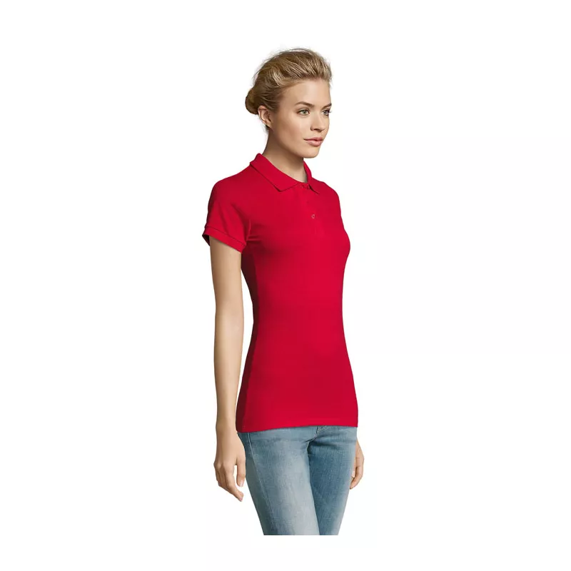 Polo damskie piqué 180 g/m² Sol's PERFECT WOMEN - Czerwony (S11347-RD)