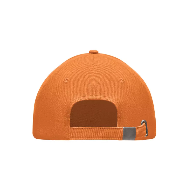 Czapka z daszkiem 5-panelowa 260 g/m² LONG BEACH SINGA - Pomaranczowy (MO6875-10)