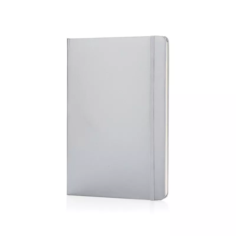 Notatnik A5, twarda okładka - srebrny (P773.212)