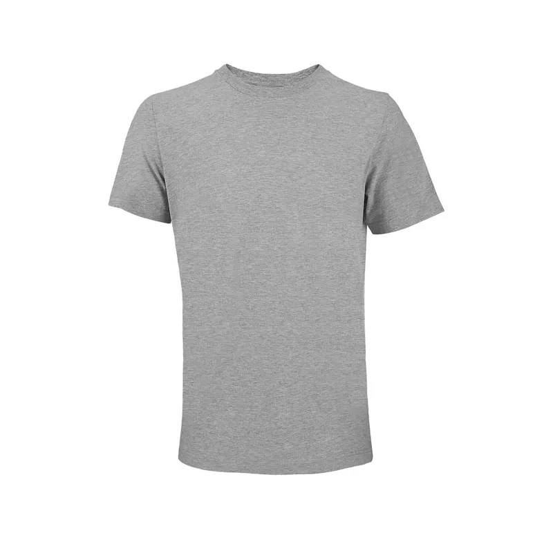 Koszulka unisex z czesanej bawełny Sol's TUNER - Jasnoszary Melanż (S04203-DH)