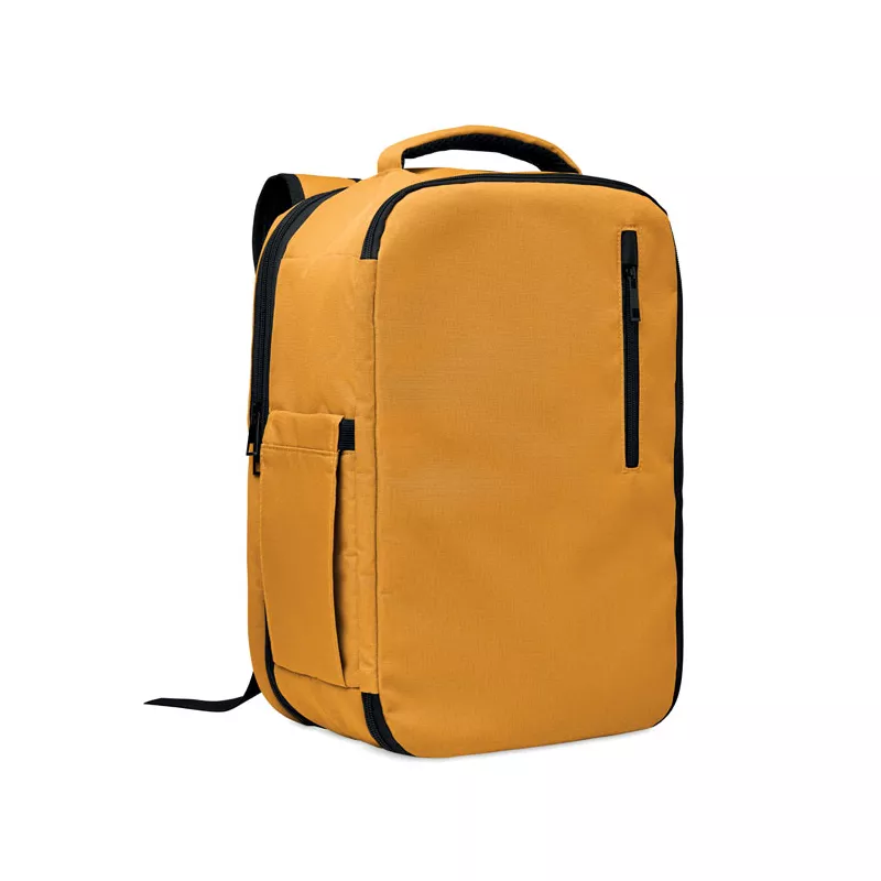 Plecak kabinowy z RPET na laptop 15" FLYSAFE - Ochre (MO2840-78)