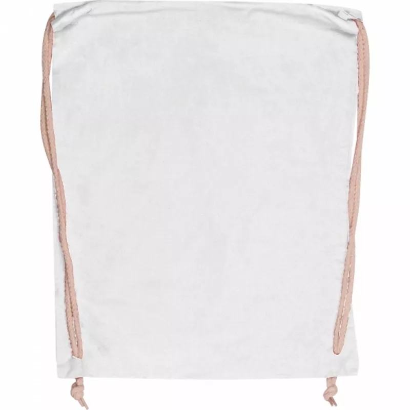Worek sportowy bawełniany 140 g/m2 CARLSBAD - biały (002606)