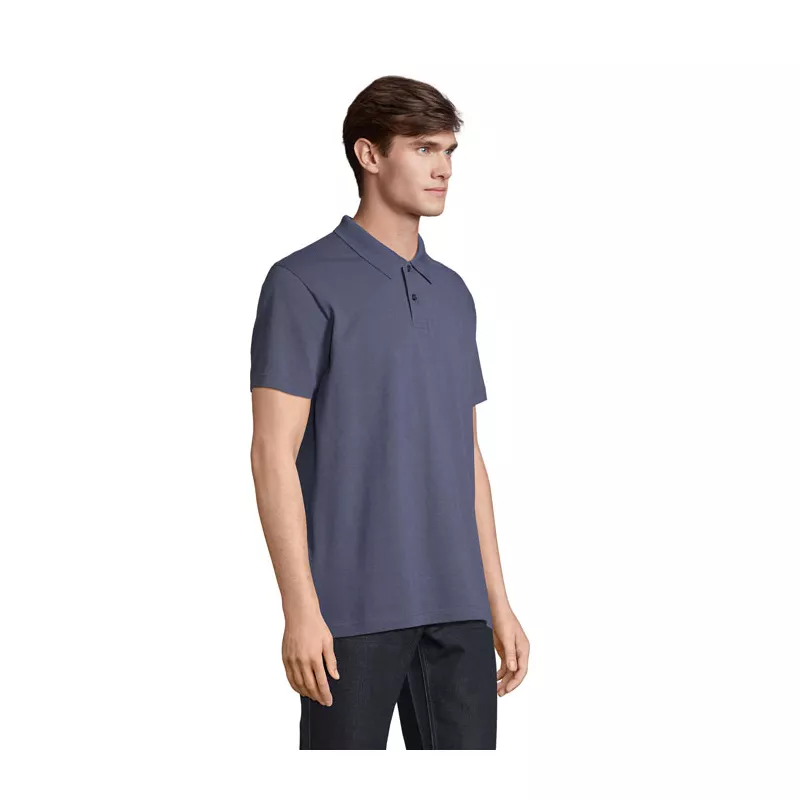 Koszulka polo unisex z czesanej bawełny Sol's PULSE - Denim (S04502-DM)