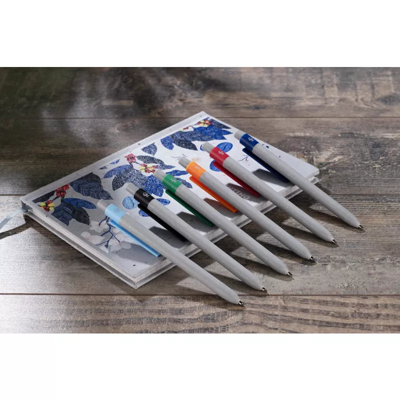 Długopis z tworzywa z dodatkiem zmielonych muszli SELIS - granatowy (19735-06)