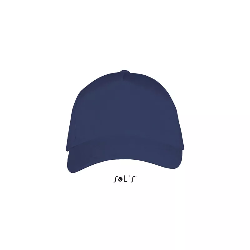 Czapka z daszkiem 5-panelowa 260 g/m² Sol's LONG BEACH - French Navy (S00594-FN)