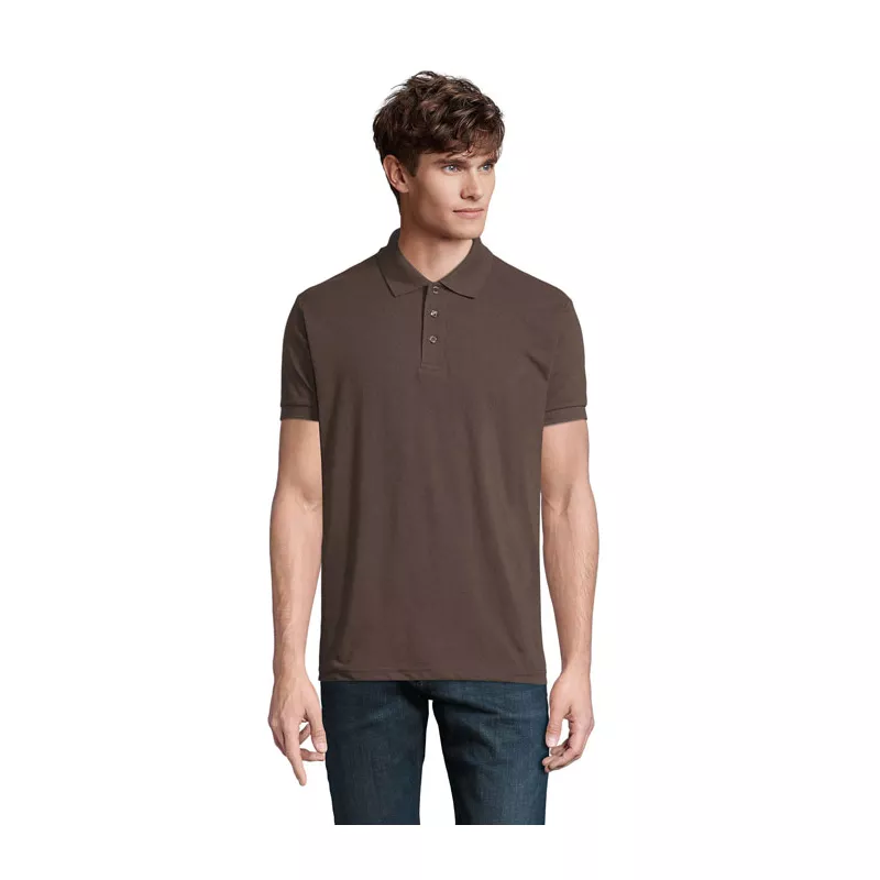 Koszulka polo męska 200 g/m² Sol's PRIME MEN - Chocolate (S00571-CH)