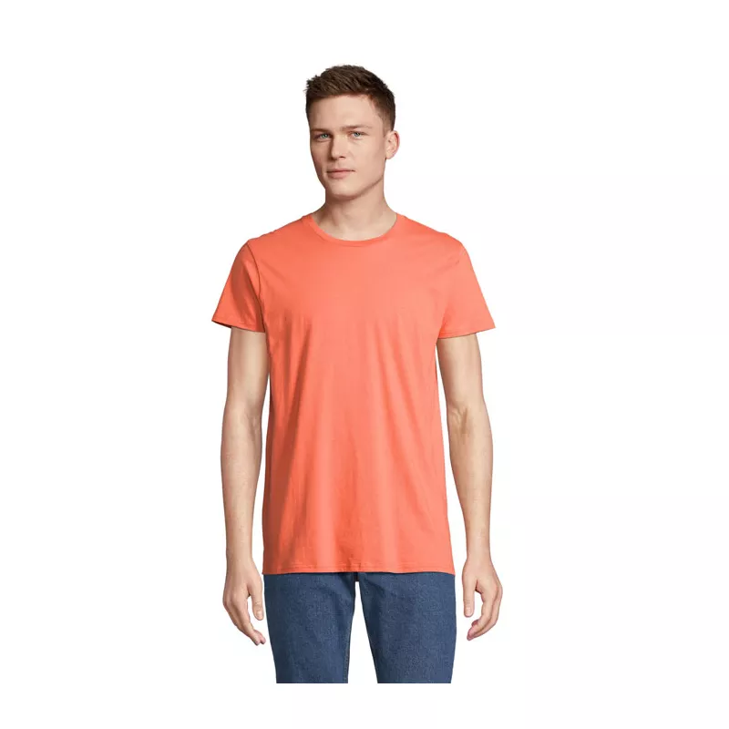 Koszulka męska organiczna 150 g/m² Sol's CRUSADER MEN - Pop Orange (S03582-PO)