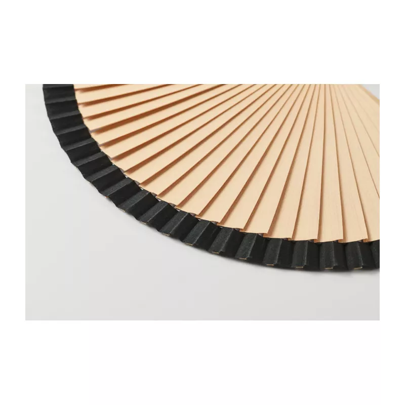 Wachlarz drewniany z 34 żebrami WOODFAN - Czarny (MO2883-03)