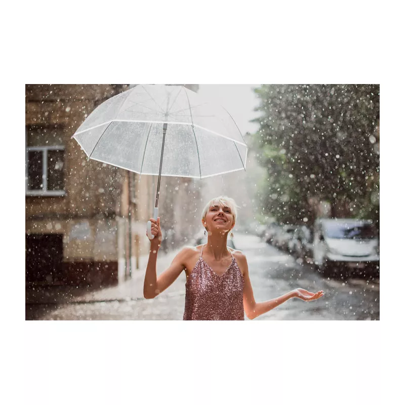 Parasol prosty 23" otwierany ręcznie GOTA - Bialy (MO2167-06)