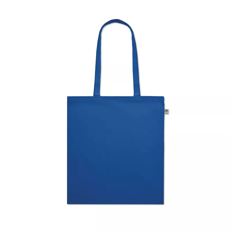 Torba na zakupy z bawełny organicznej 180 g/m² ONEL - Niebieski (MO6711-37)