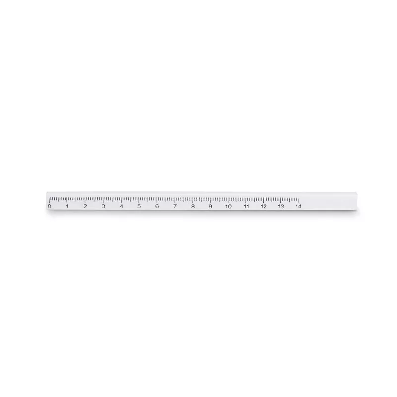 Ołówek stolarski z linijką 14 cm MADEROS - Bialy (MO8686-06)
