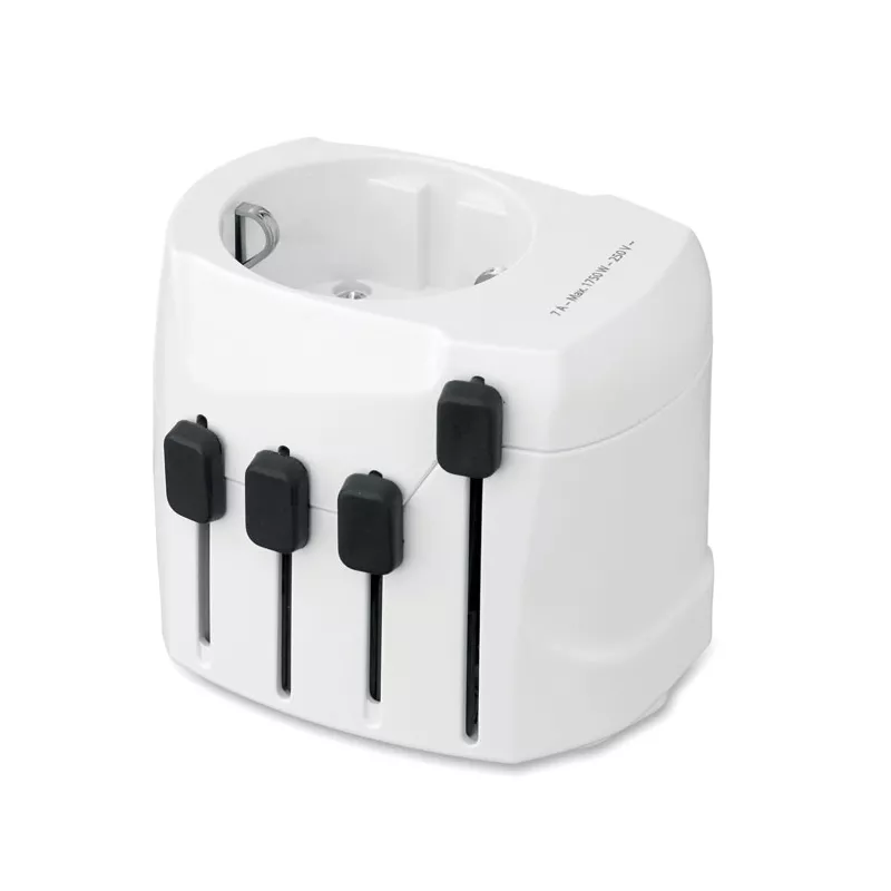 Adapter podróżny 3-biegunowy Skross PRO 3-POLE - Bialy (MO2982-06)