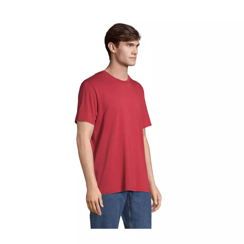 Koszulka unisex organiczna 175 g/m² Sol's LEGEND - Folk Red Twin (S03981-FR)