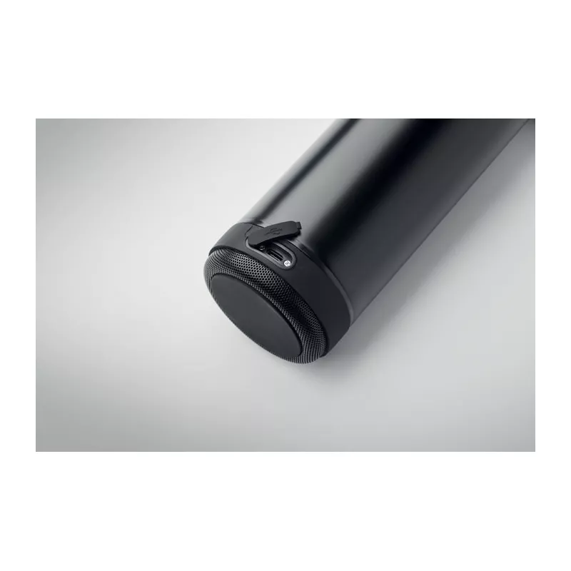 Butelka termiczna 500 ml z głośnikiem 3W MUSEY - Czarny (MO2312-03)