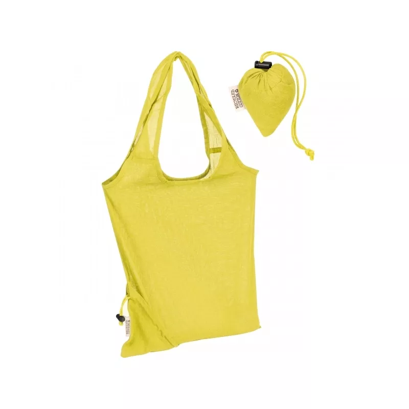 Torba bawełniana z recyklingu 118 g/m2 Modena - żółty (526208)