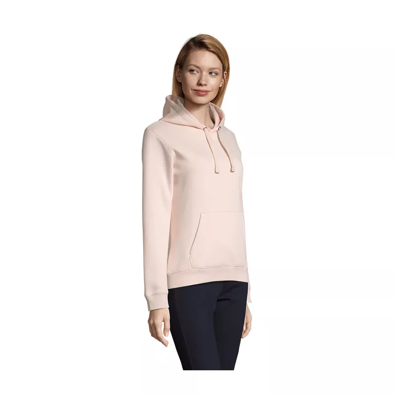 Bluza damska z kapturem 280 g/m² Sol's SPENCER WOMEN - Kremowy Róż (S03103-CP)