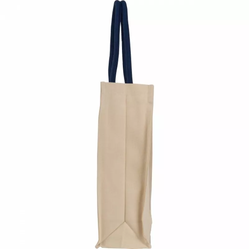 Torba płócienna z długimi uszami 320 g/m2 RODOLFO - granatowy (6521844)