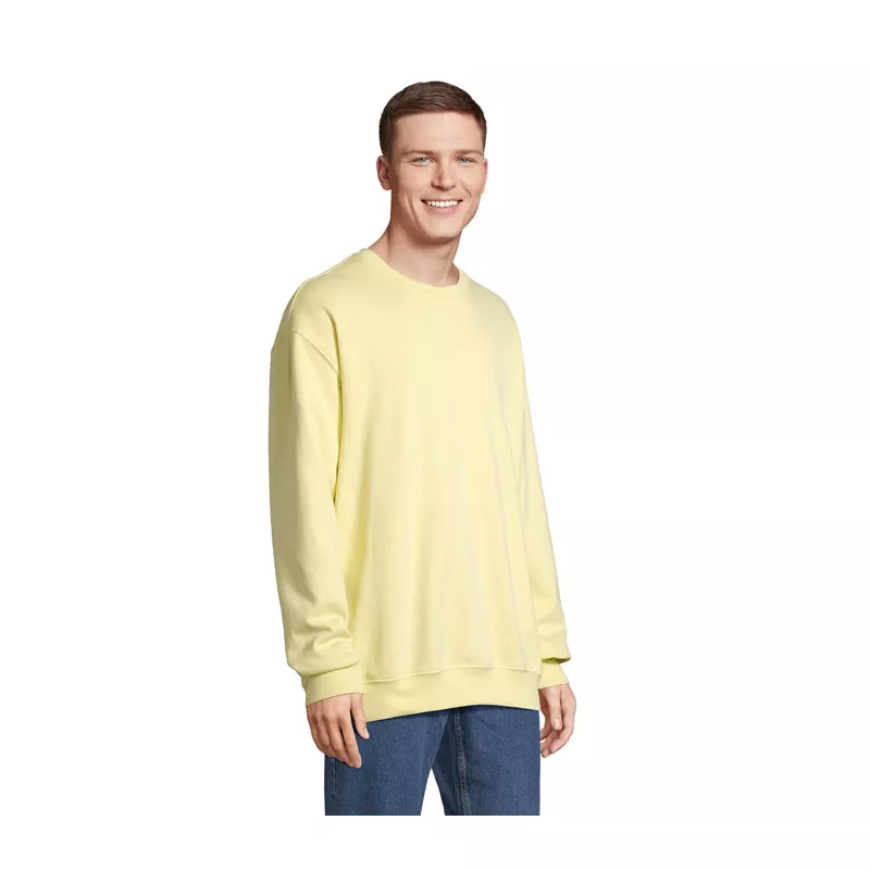 Bluza unisex bez kaptura 280 g/m² Sol's COLUMBIA - Jasno Żółty (S03814-LY)