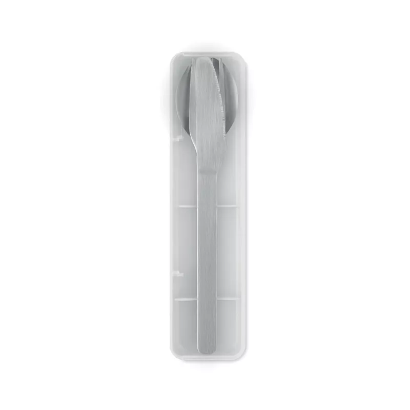Zestaw sztućców stalowych w etui MESTECK - Bialy (MO2677-06)
