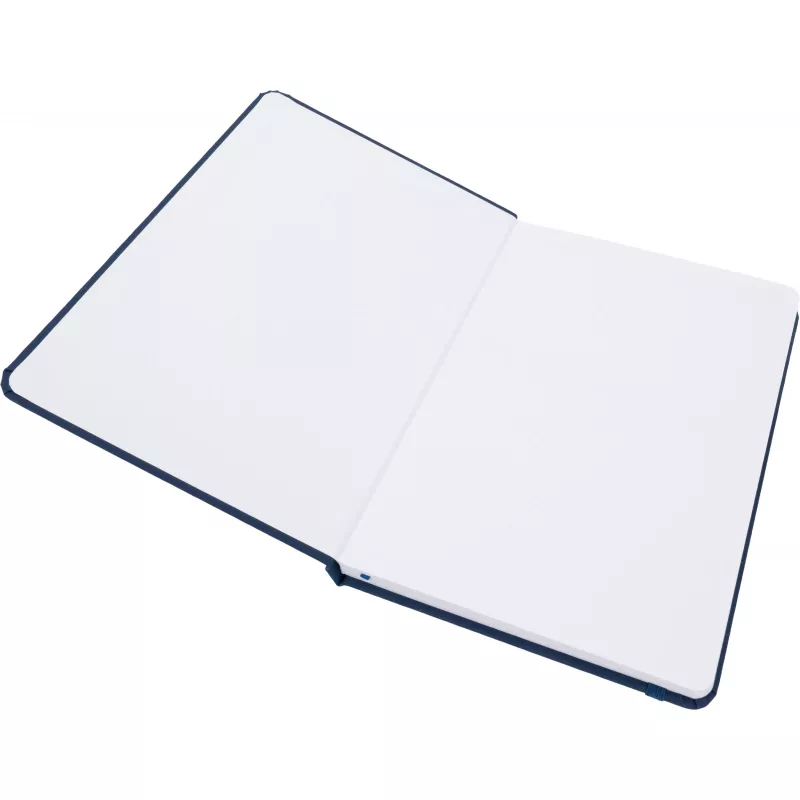 Notatnik A5 w linie z materiałów z recyklingu DOMINIK - granatowy (2526144)