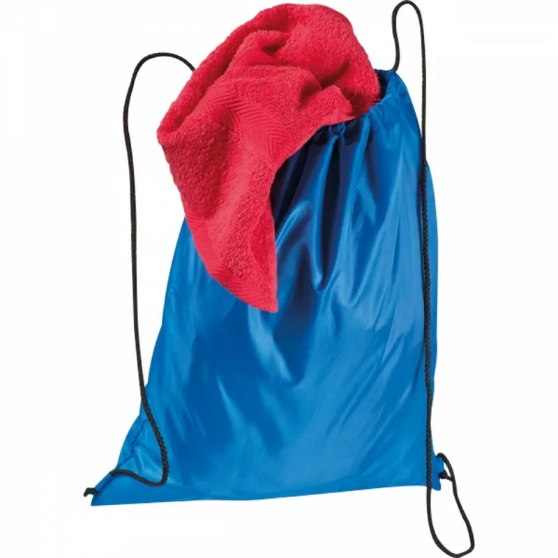 Worek z poliestru z recyklingu 210D WANDA - niebieski (6470004)