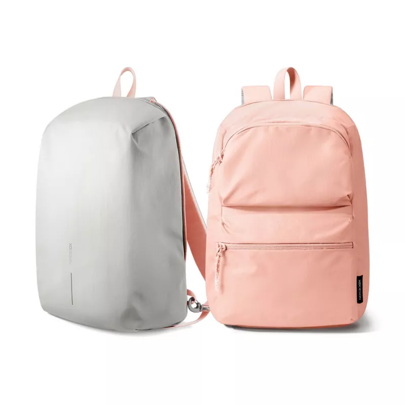 Plecak 2 w 1 - pink, grey (P706.3314)